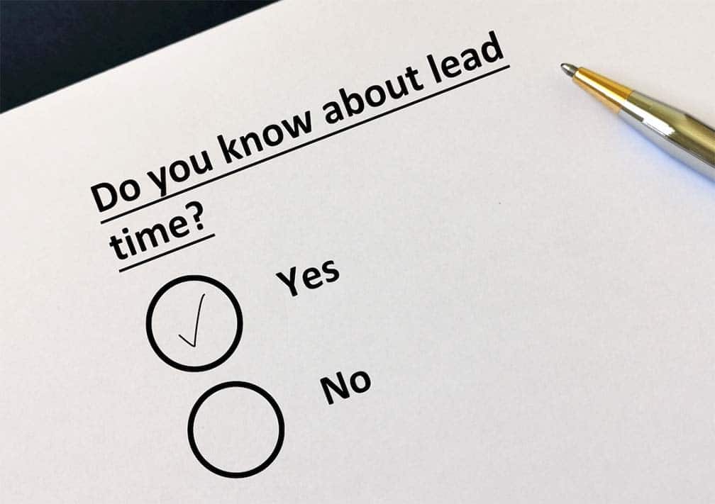 Shipping Lead Time Matter